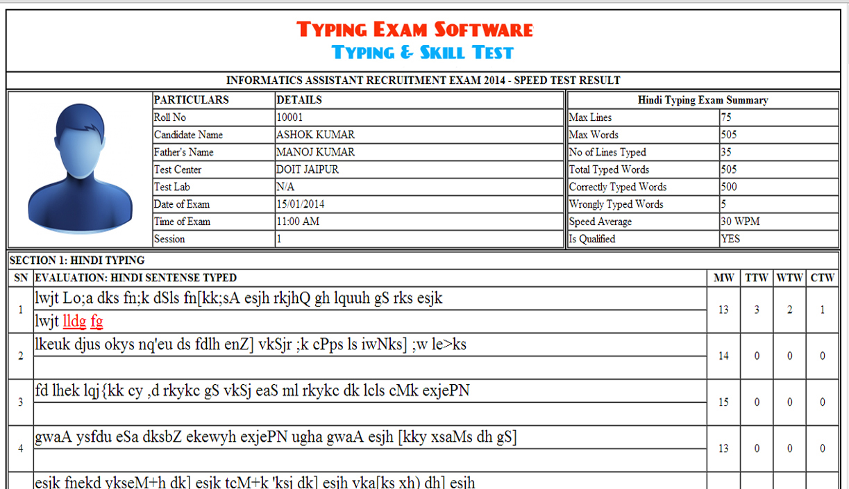 Hindi Typing Exercise Book Pdf