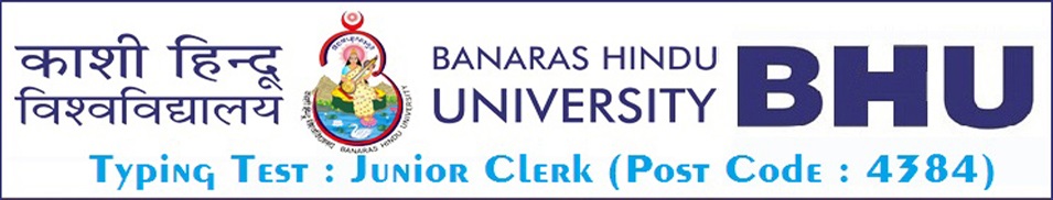 BHU - Banaras Hindu University Junior Clerk Mangal Font Remington Gail Keyboard Layout Hindi Typing Test Software